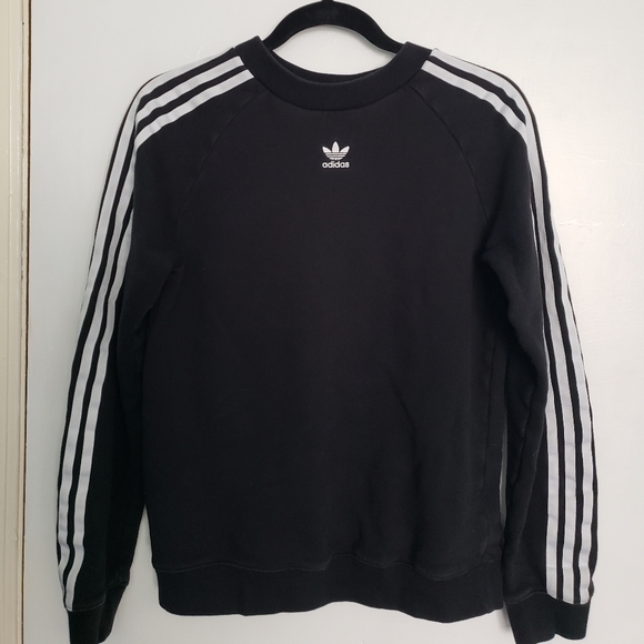 💫 2/$25💫 ADIDAS TRF Crewneck Sweater - black, size S - Picture 3 of 4